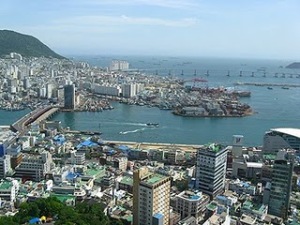 Busan harbor scenery - Busan (Pusan) City South Korea